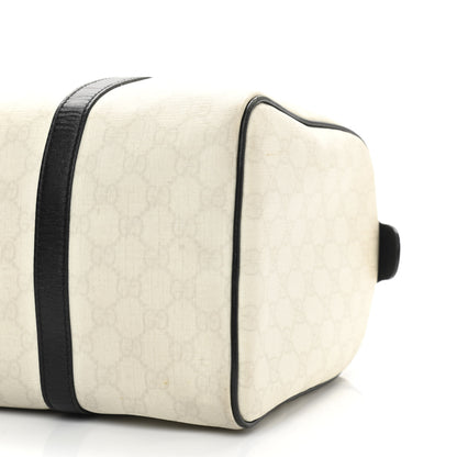 Gucci GG Plus Monogram Medium Joy Boston White Black 10 of 11