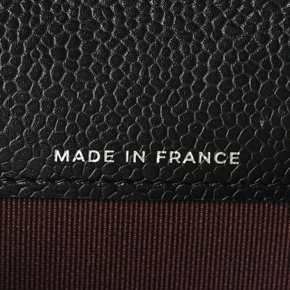 Chanel Caviar Quilted Flap Card Holder Wallet Black 7 of 8