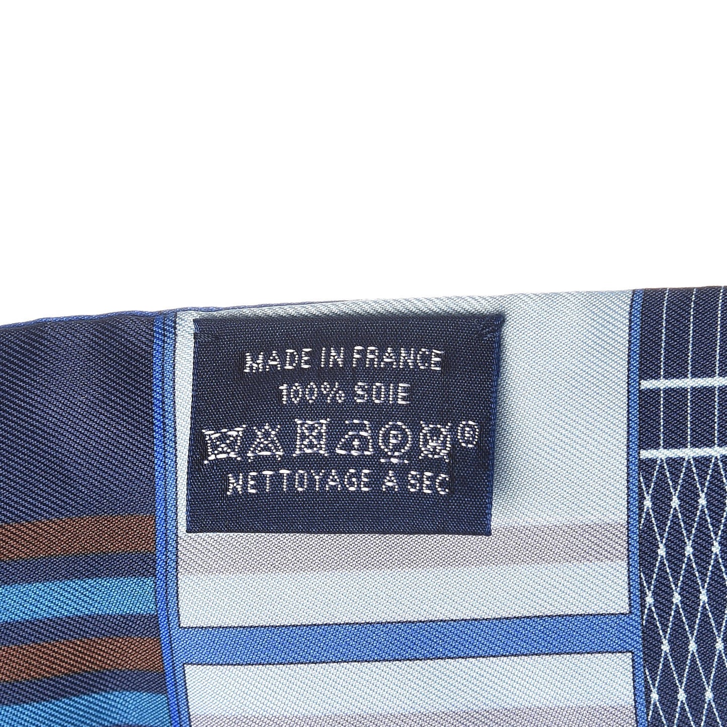 Silk Couvertures Nouvelles Twilly Marine Noisette Ciel