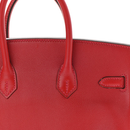 Hermes Swift Birkin 25 Vermillion 9 of 36
