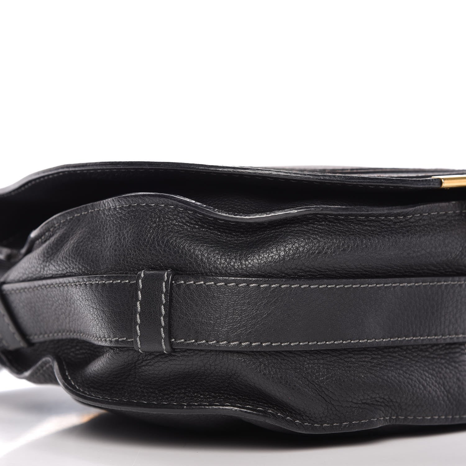 Chloe Calfskin Medium Marcie Round Crossbody Bag Black 6 of 12