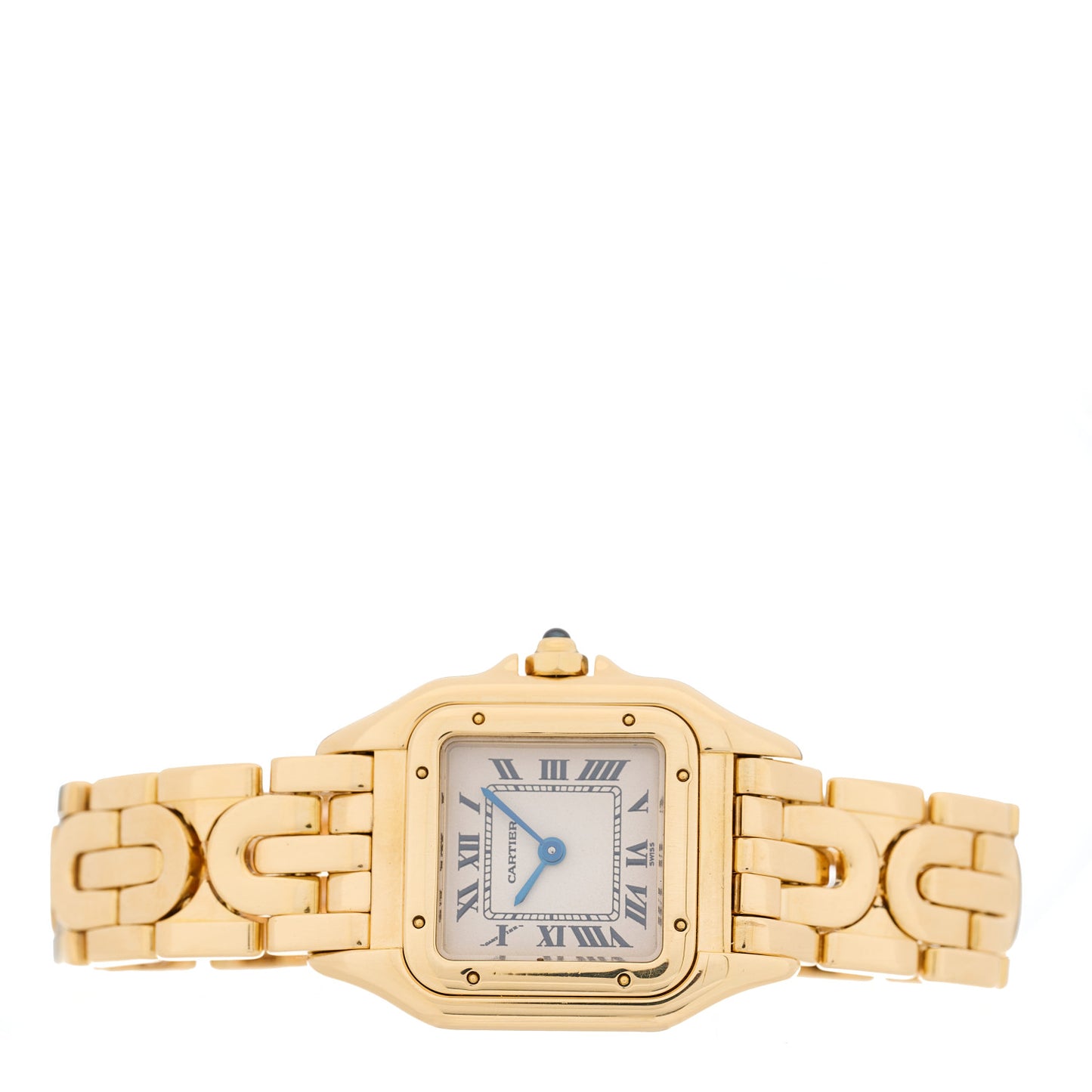 18K Yellow Gold 22mm Panthere Art Deco Quartz Watch