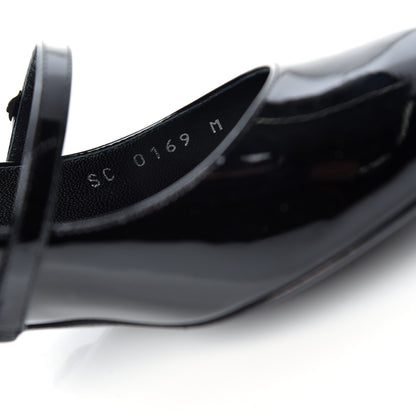 Louis Vuitton Patent Uniformes Silhouette 40mm Pumps 36.5 Black 10 of 10