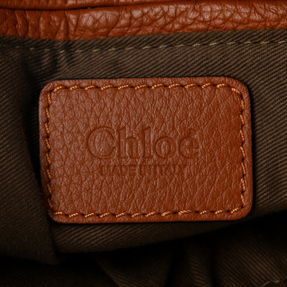 Chloe Calfskin Medium Marcie Satchel Tan 6 of 10