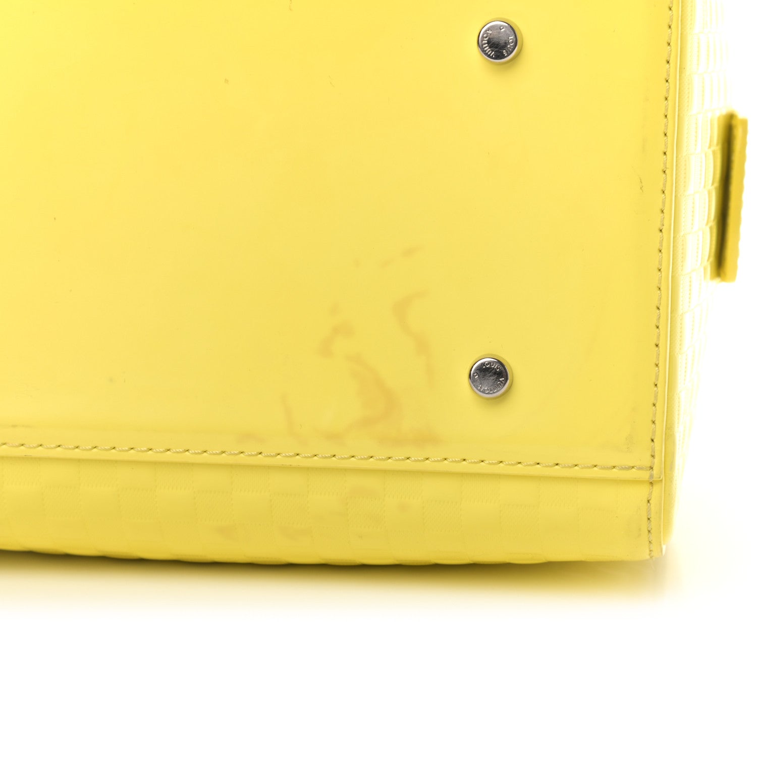 Louis Vuitton Damier Facette Speedy Cube PM Yellow 9 of 15