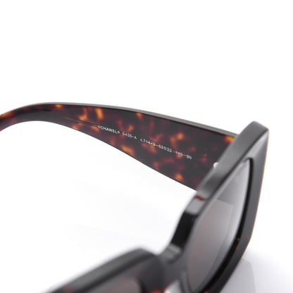 Chanel Acetate Rectangle Sunglasses 5435 Tortoise 5 of 9