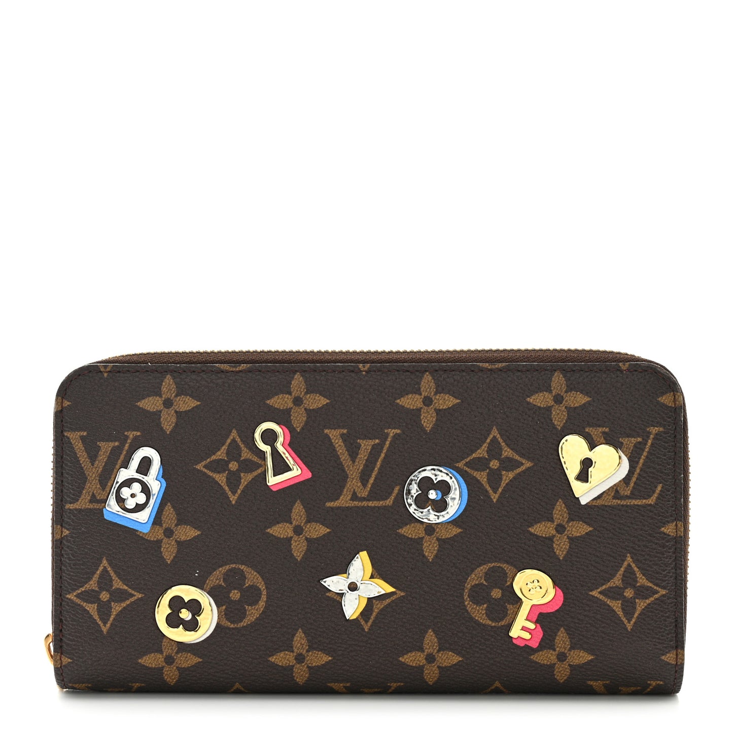 Monogram LV Love Lock Zippy Wallet