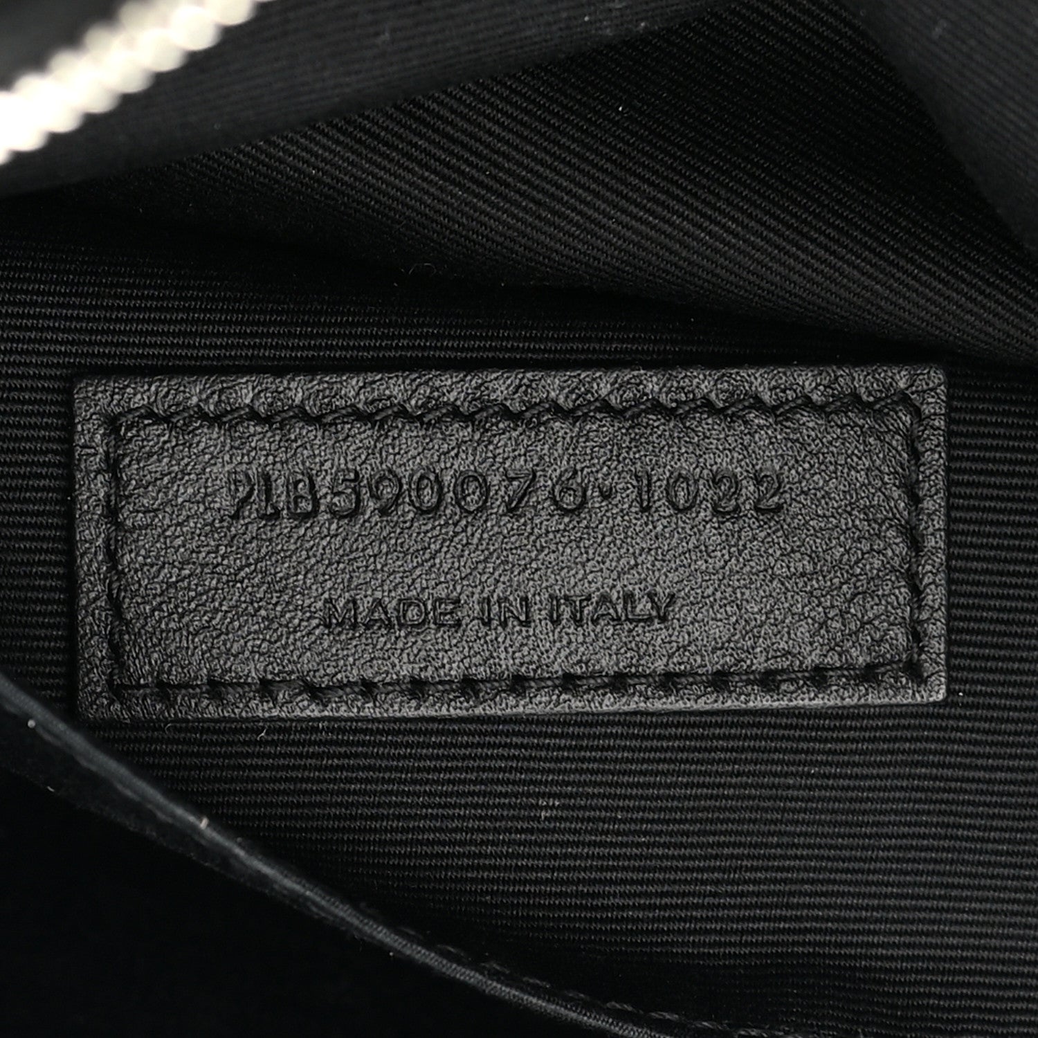 Saint Laurent Calfskin Monogram Belt Bag Black 7 of 14