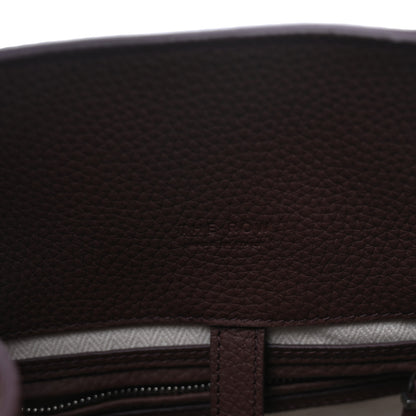 The Row Matte Grained Calfskin Soft Margaux 12 Dark Mocha 6 of 9