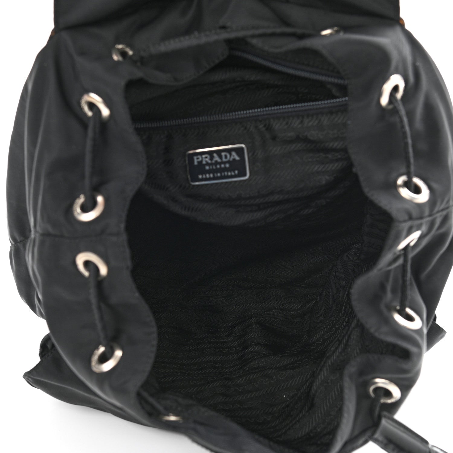 Prada Tessuto Nylon Vela Backpack Black 5 of 11