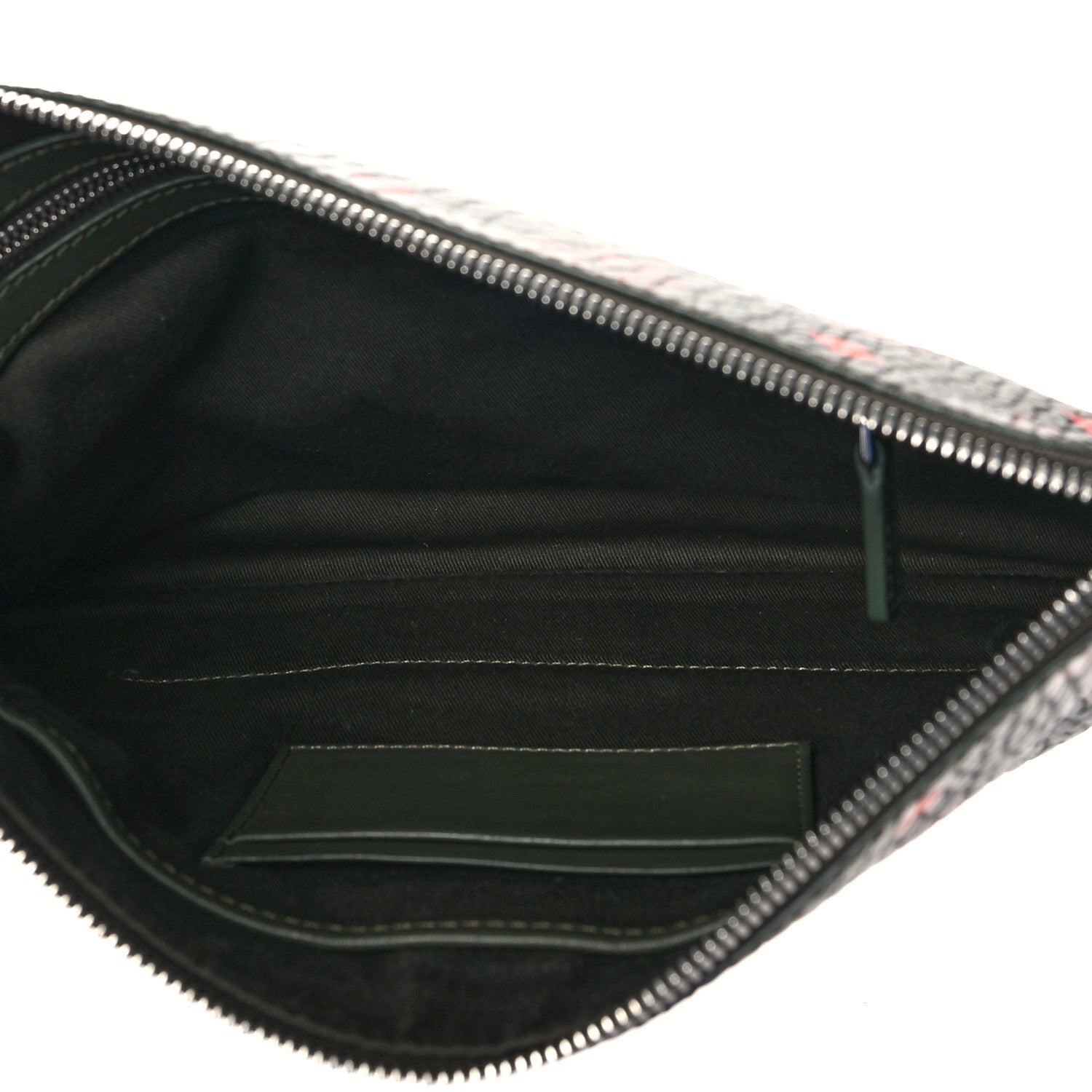MCM Visetos Stark Wristlet Pouch Winter Moss 5 of 9