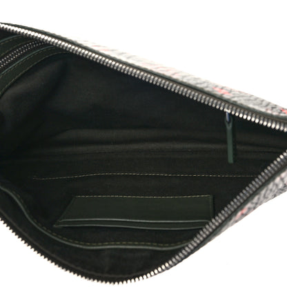 MCM Visetos Stark Wristlet Pouch Winter Moss 5 of 9