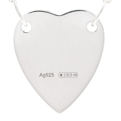Gucci Sterling Silver Trademark Heart Bracelet 3 of 3