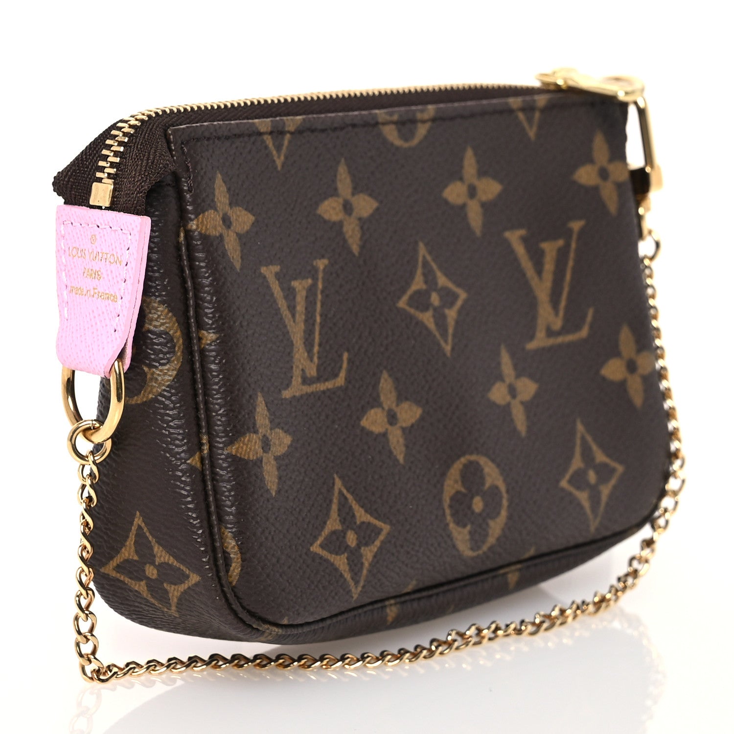Louis Vuitton Monogram 2016 Christmas Animation Mini Pochette Accessories Rose Ballerine 3 of 7
