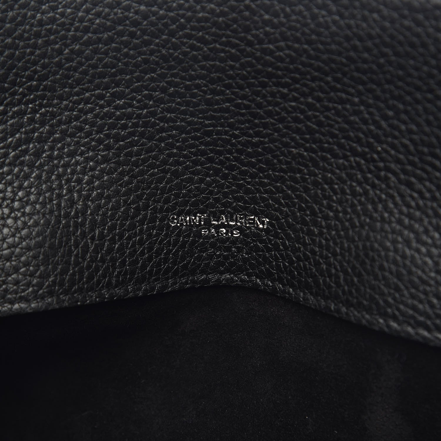 Saint Laurent Grained Calfskin Baby Sac De Jour Souple Black 6 of 13