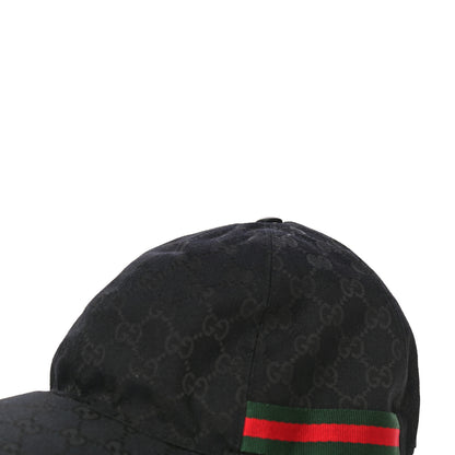 Gucci Monogram Web Baseball Hat XXL Black 4 of 11