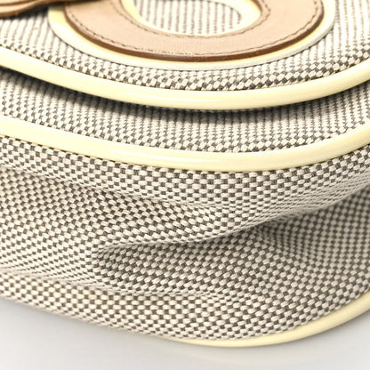 Chanel Canvas Camellia No. 5 Flap Beige Grey 9 of 11