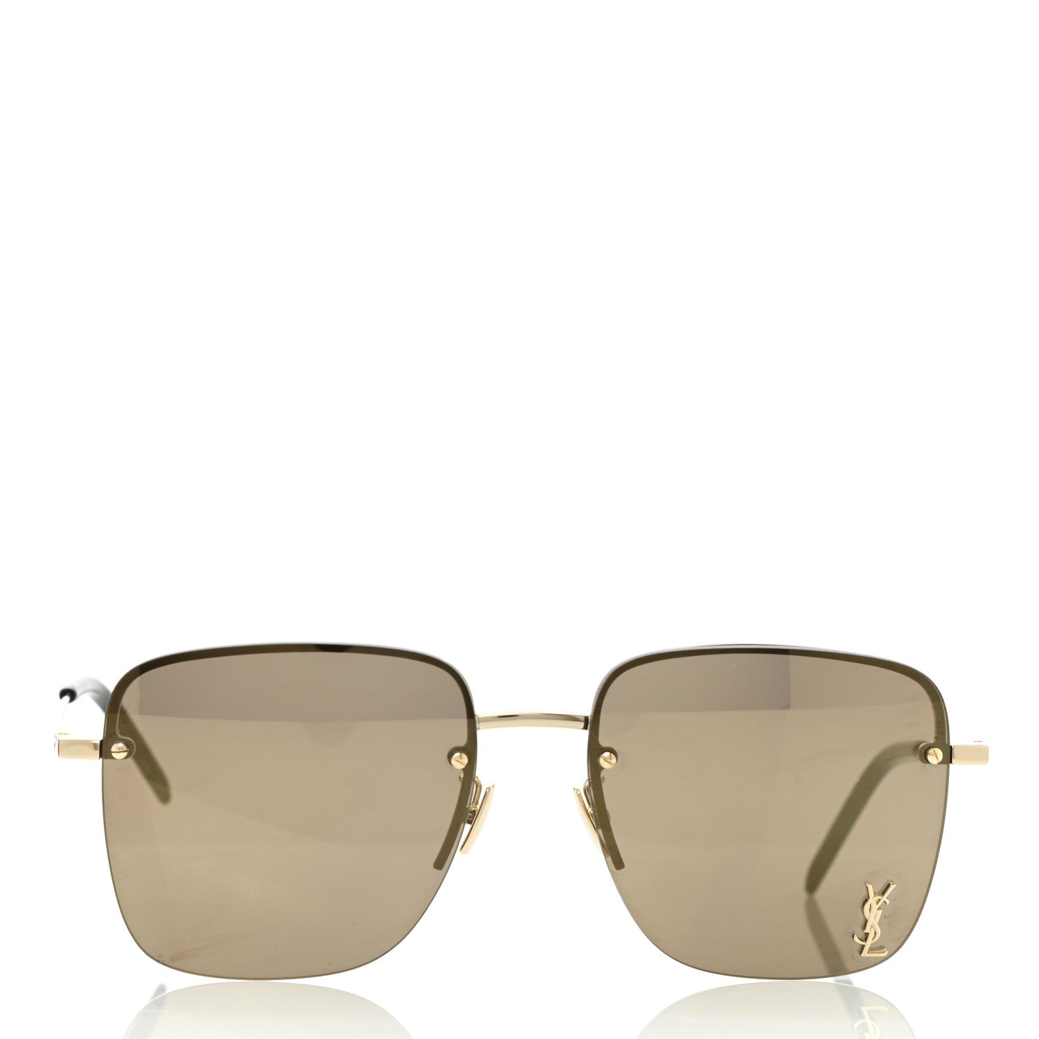 Saint Laurent Metal SL 312 M Sunglasses Silver 2 of 6