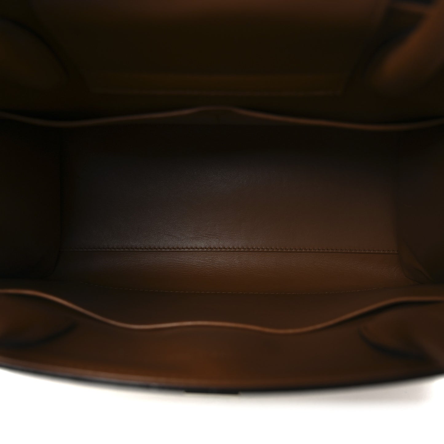 Grained Calfskin Medium Diorever Flap Brown