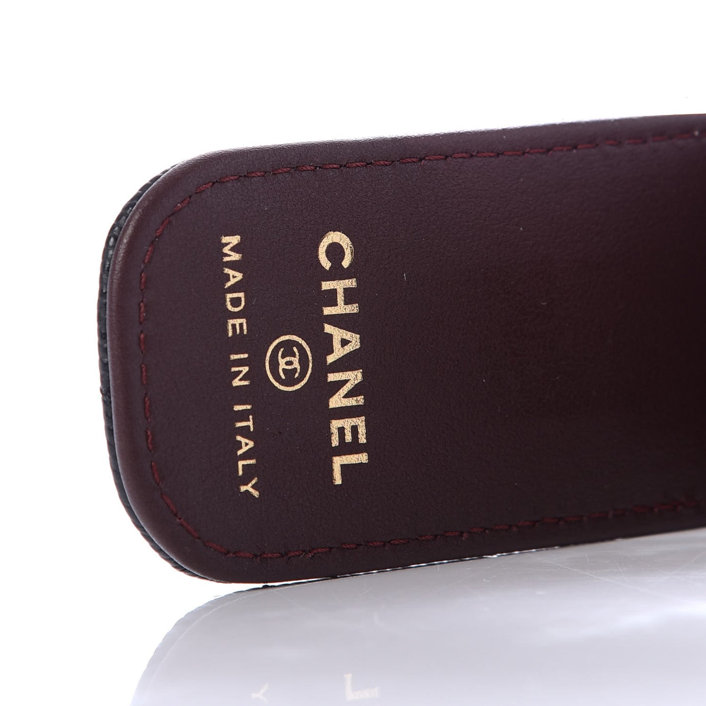 Caviar Quilted Money Clip Black