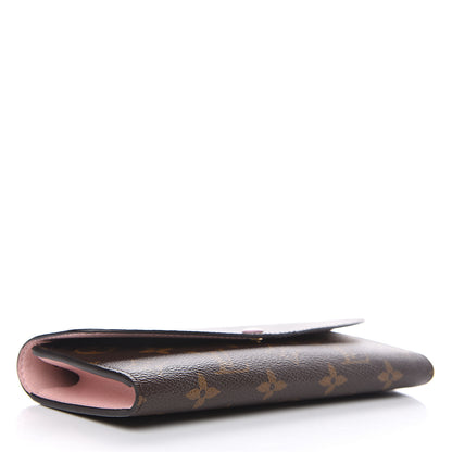 Louis Vuitton Monogram Emilie Wallet Rose Ballerine 3 of 6