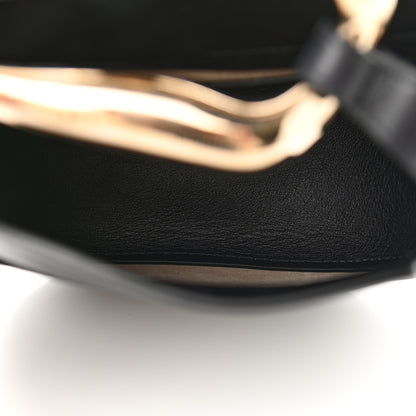 Chloe Small Grain Calfskin Kiss Bag Black 4 of 8