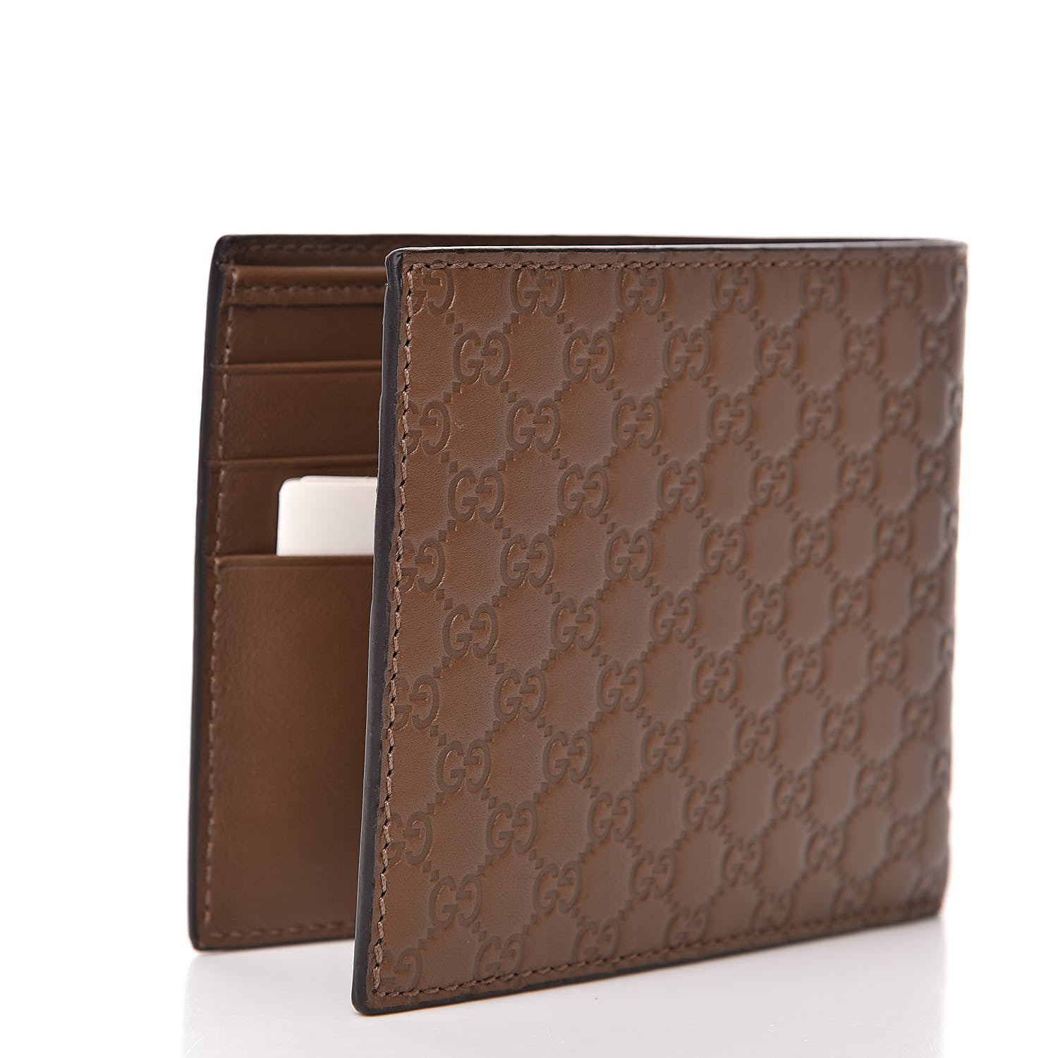Gucci Microguccissima Bi-Fold Wallet Acero 3 of 8