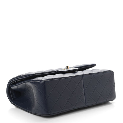 Chanel Caviar Quilted Jumbo Double Flap Navy Blue 4 of 10