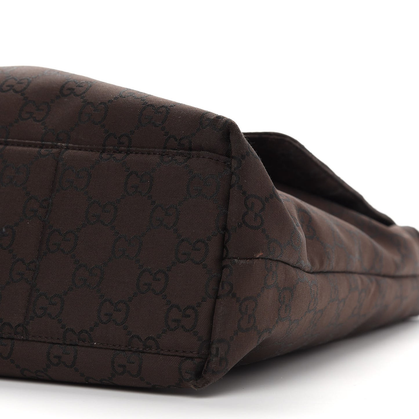 GG Monogram Flap Messenger Bag Brown