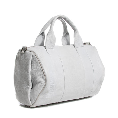 Alexander Wang Pebbled Lambskin Rocco Duffel White 3 of 6