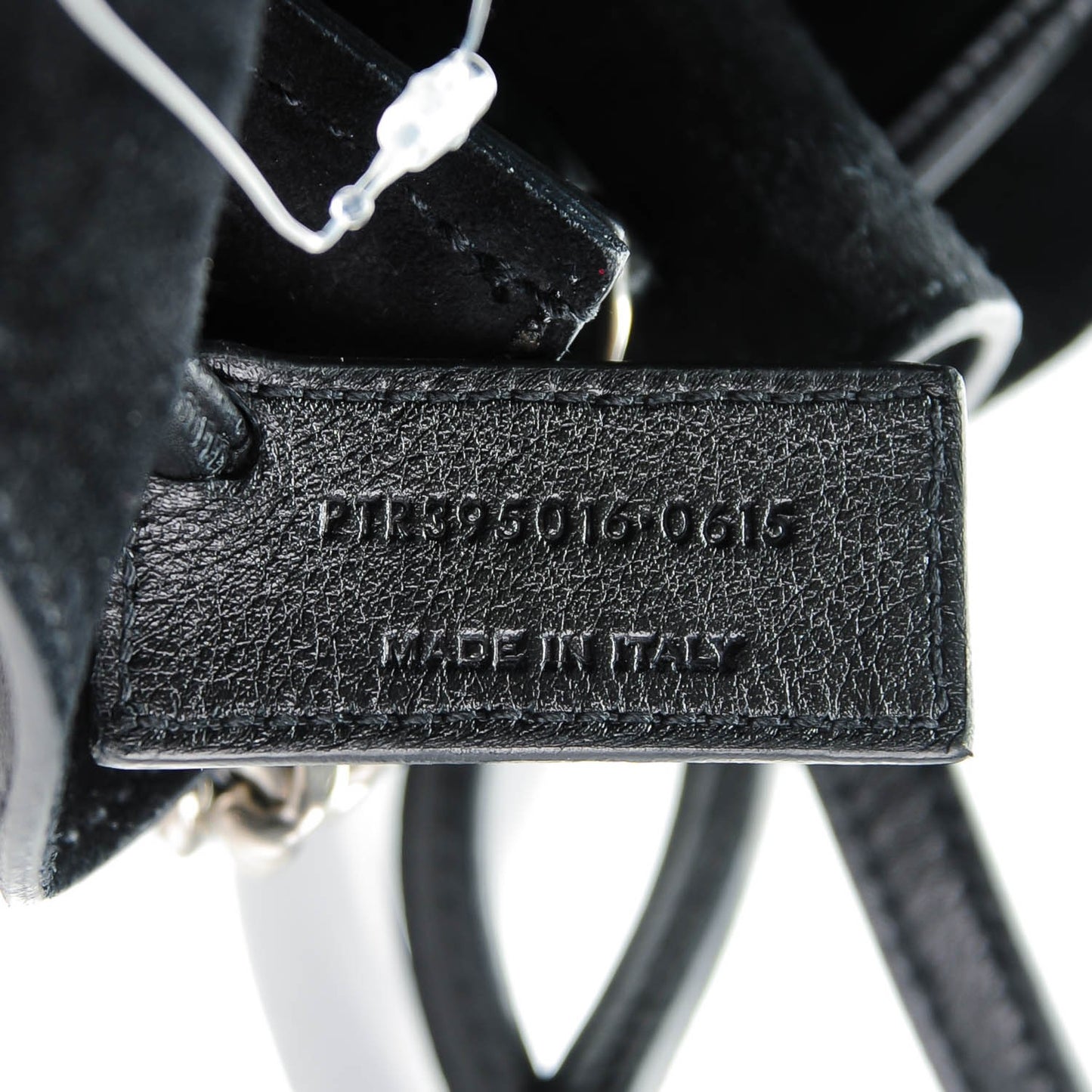 Calfskin Small Star Studded Emmanuelle Bucket Bag Black