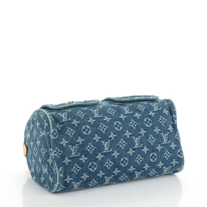 Louis Vuitton Monogram Denim Neo Speedy Blue 4 of 7