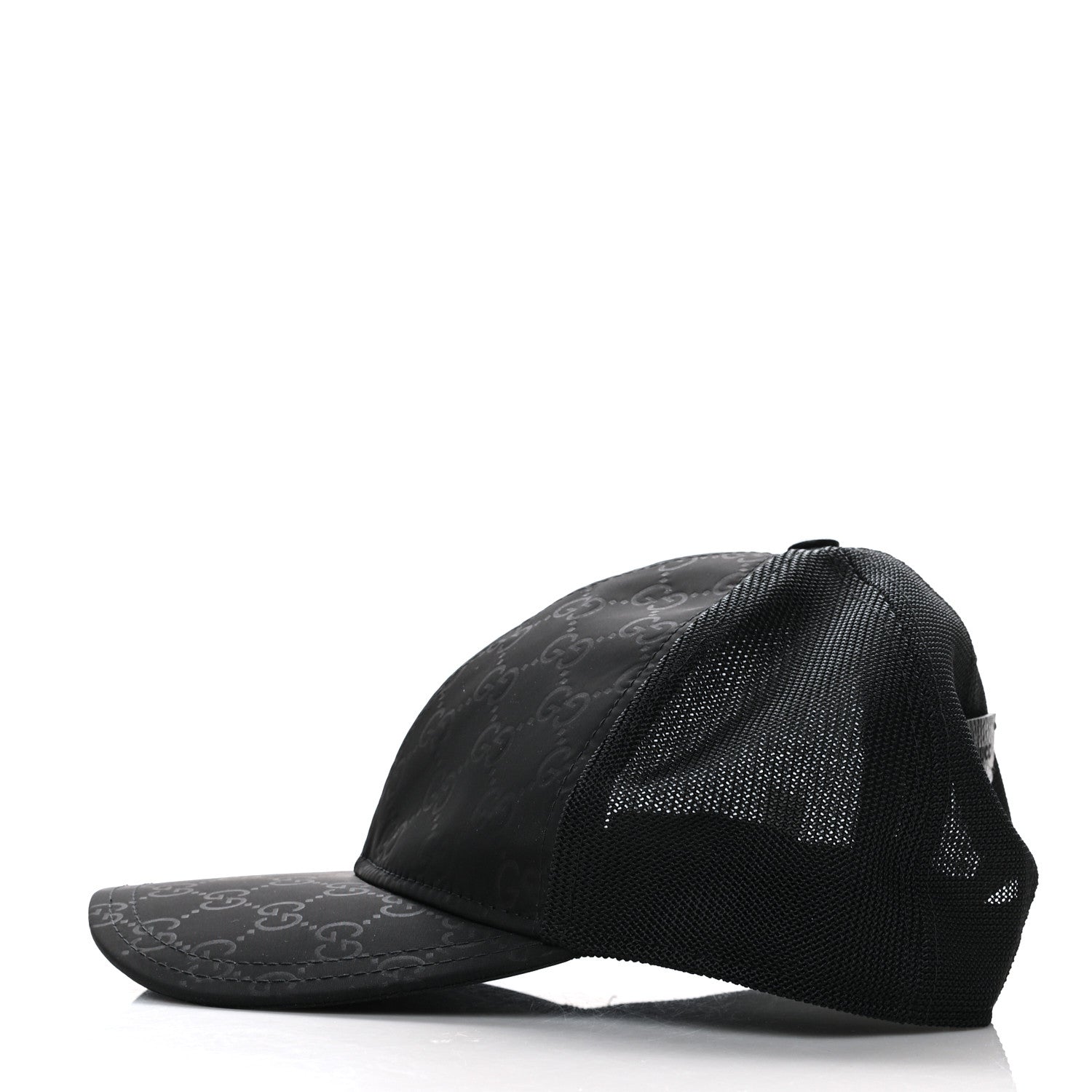 Gucci Nylon Monogram Baseball Hat L Black 4 of 9