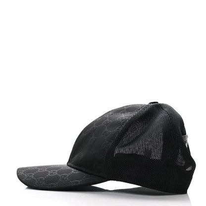 Gucci Nylon Monogram Baseball Hat L Black 4 of 9