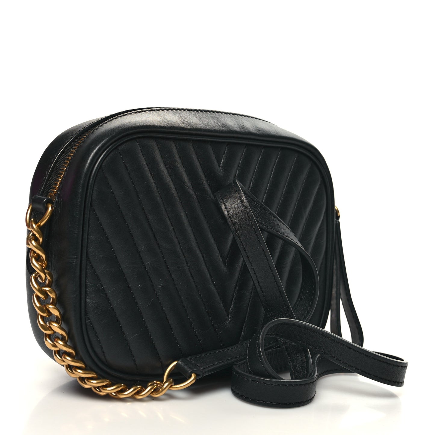 Calfskin New Wave Camera Bag Black