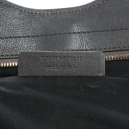 Saint Laurent Leather Large Cabas Chyc Grey 7 of 9