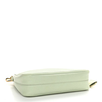 Prada Saffiano Lux Re-Edition 2005 Shoulder Bag Acqua 4 of 19