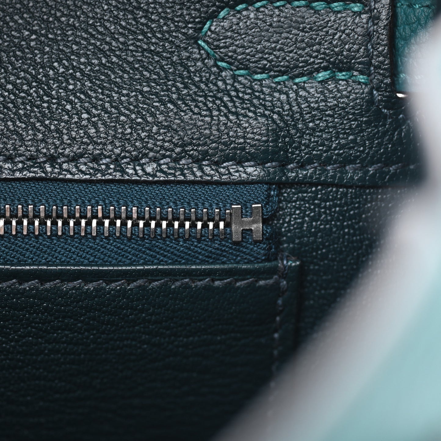 Togo Verso Birkin 25 Vert Bosphore Bleu Ocean