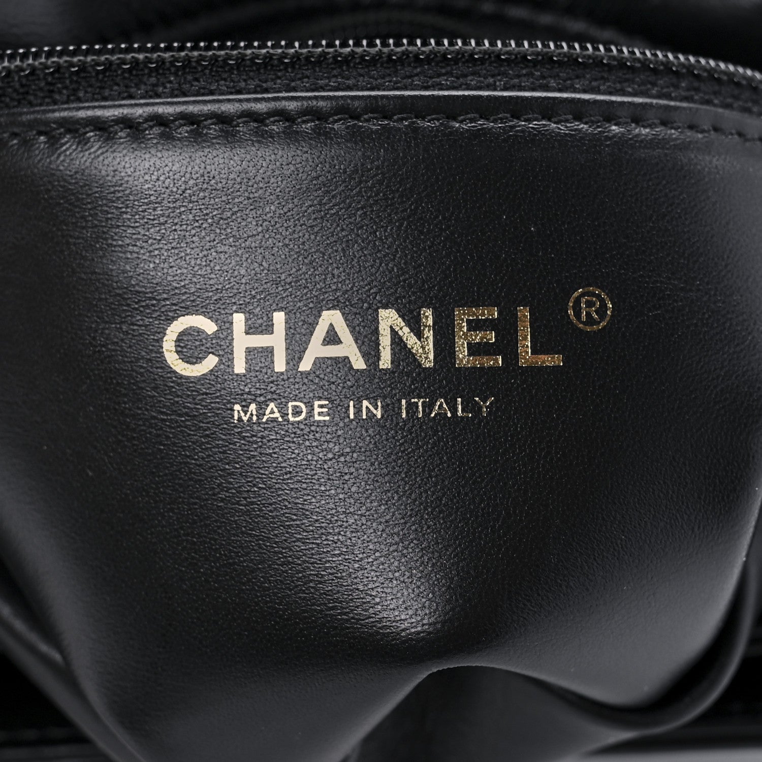 Chanel Lambskin Quilted Small Color Match Flap Black 6 of 9