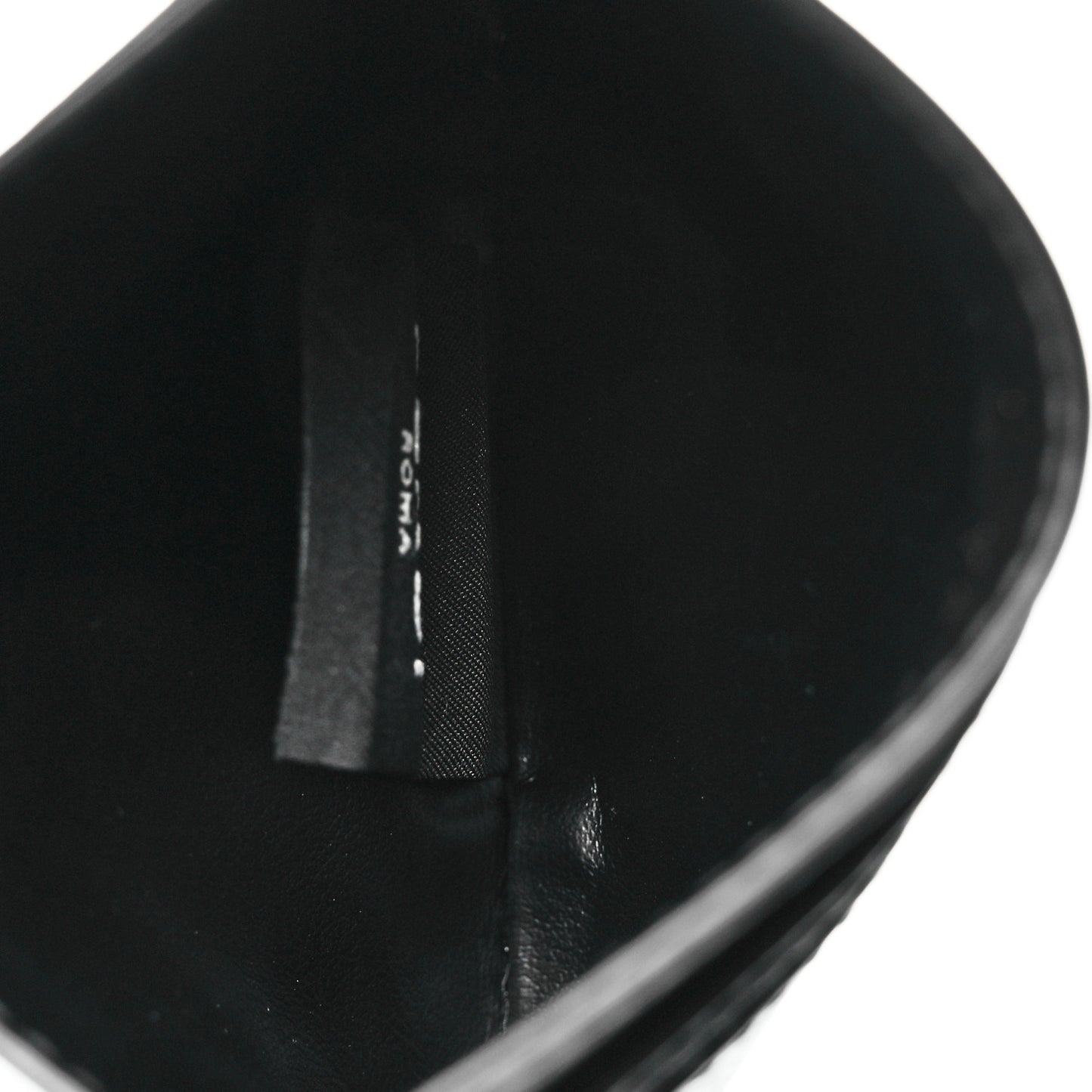Vitello Cruise FF Diamonds Card Holder Black