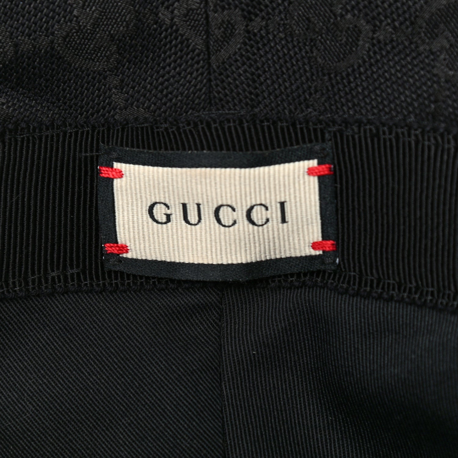 Gucci Monogram GG Canvas Fedora S Black 8 of 9
