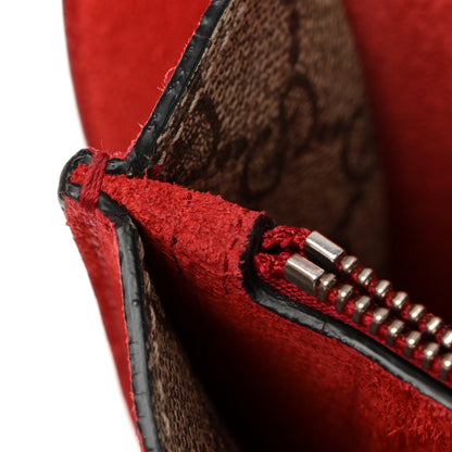 Gucci GG Supreme Monogram Small Dionysus Shoulder Bag Red 14 of 16