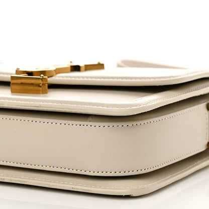 Saint Laurent Smooth Calfskin Monogram Small Solferino Satchel Crema Soft 10 of 10
