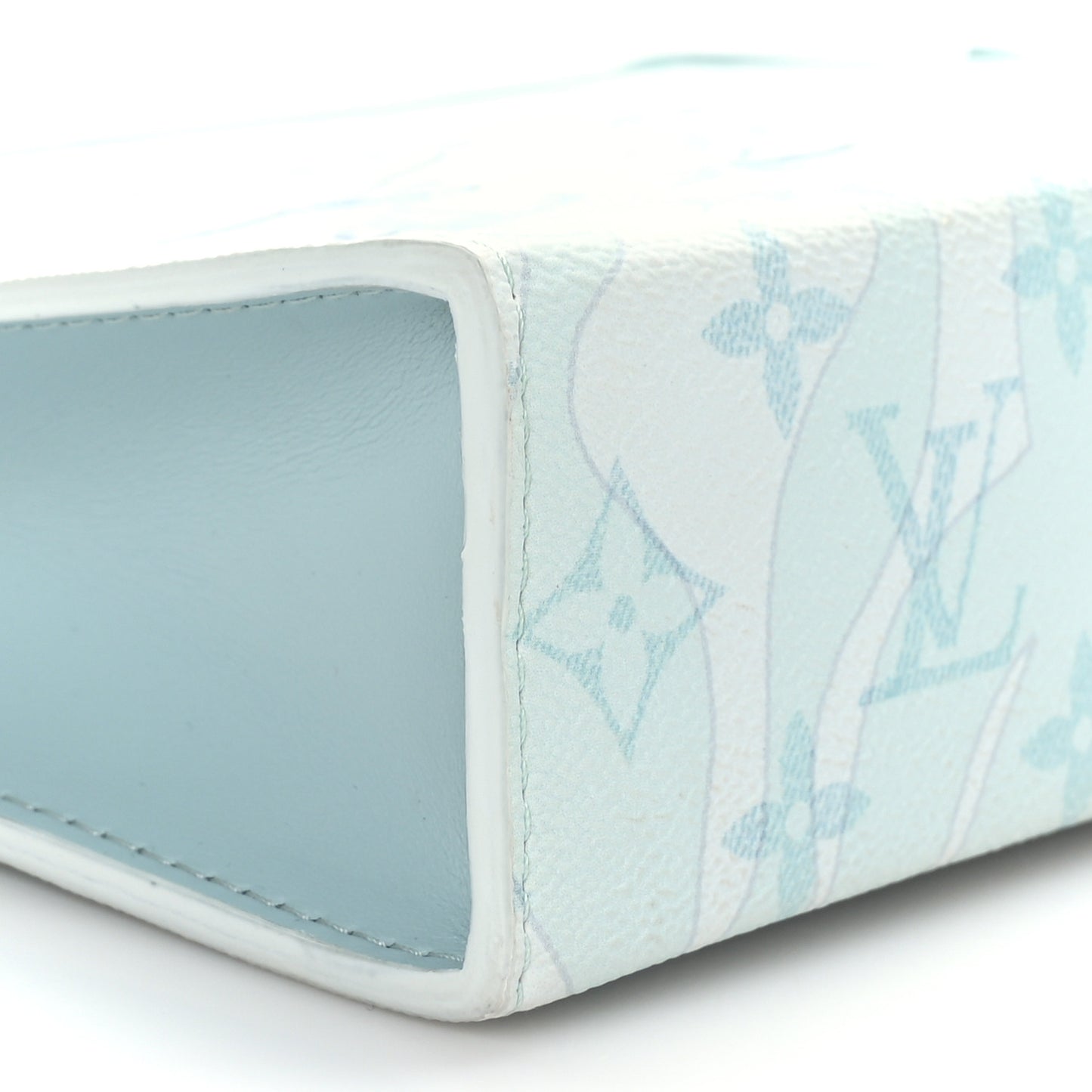 Monogram Aquagarden Pochette Voyage MM Crystal Blue