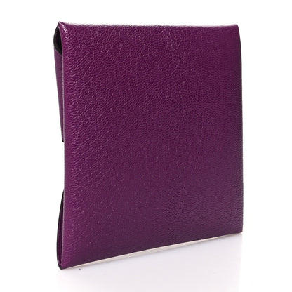 Hermes Chevre Mysore Bastia Coin Purse Anemone 3 of 10