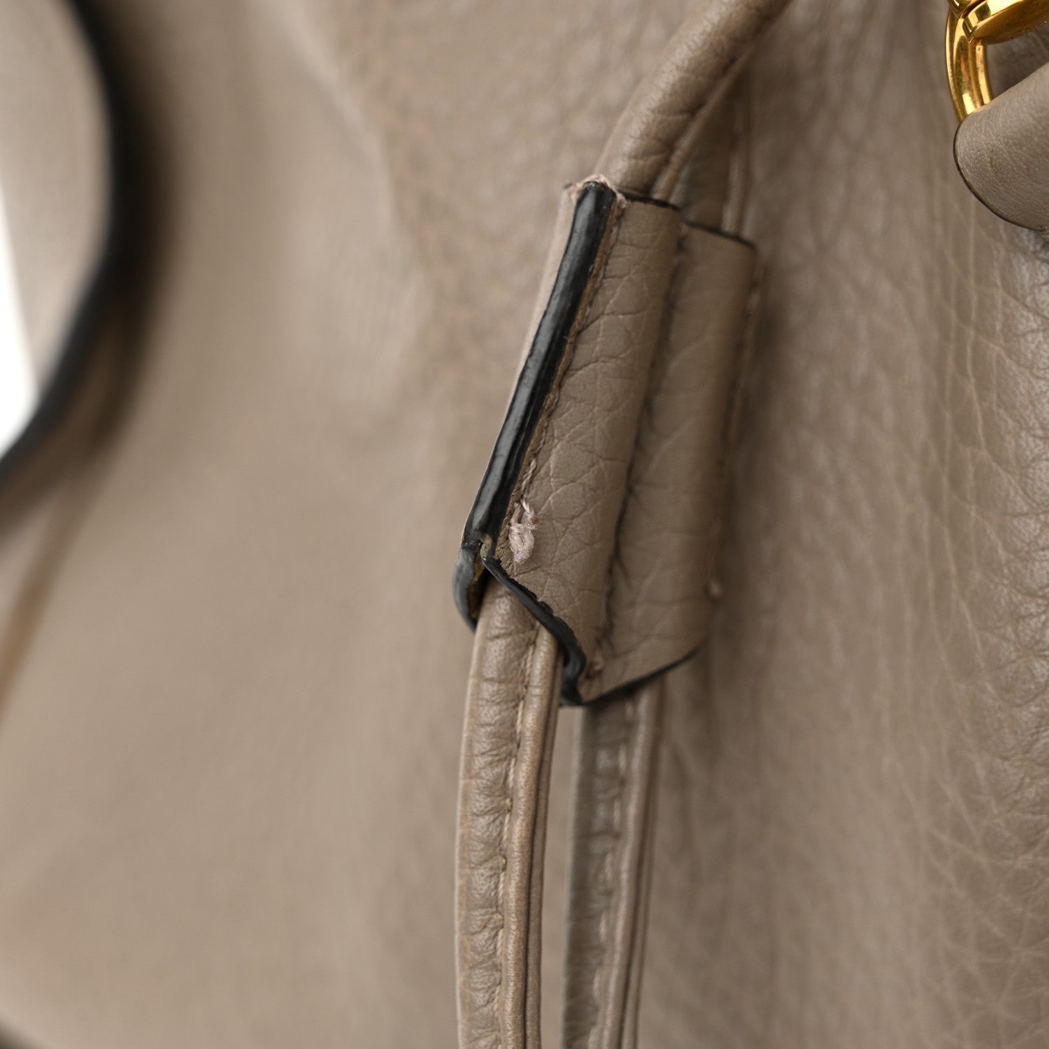 Mulberry Heavy Grain Small Iris Tote Grey Dark Clay 16 of 17