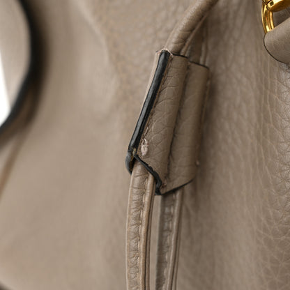 Mulberry Heavy Grain Small Iris Tote Grey Dark Clay 16 of 17