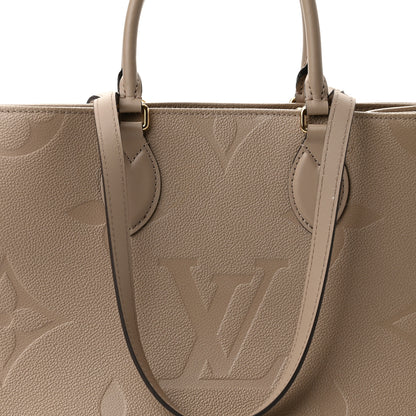 Louis Vuitton Empreinte Monogram Giant Onthego MM Tourterelle 7 of 10