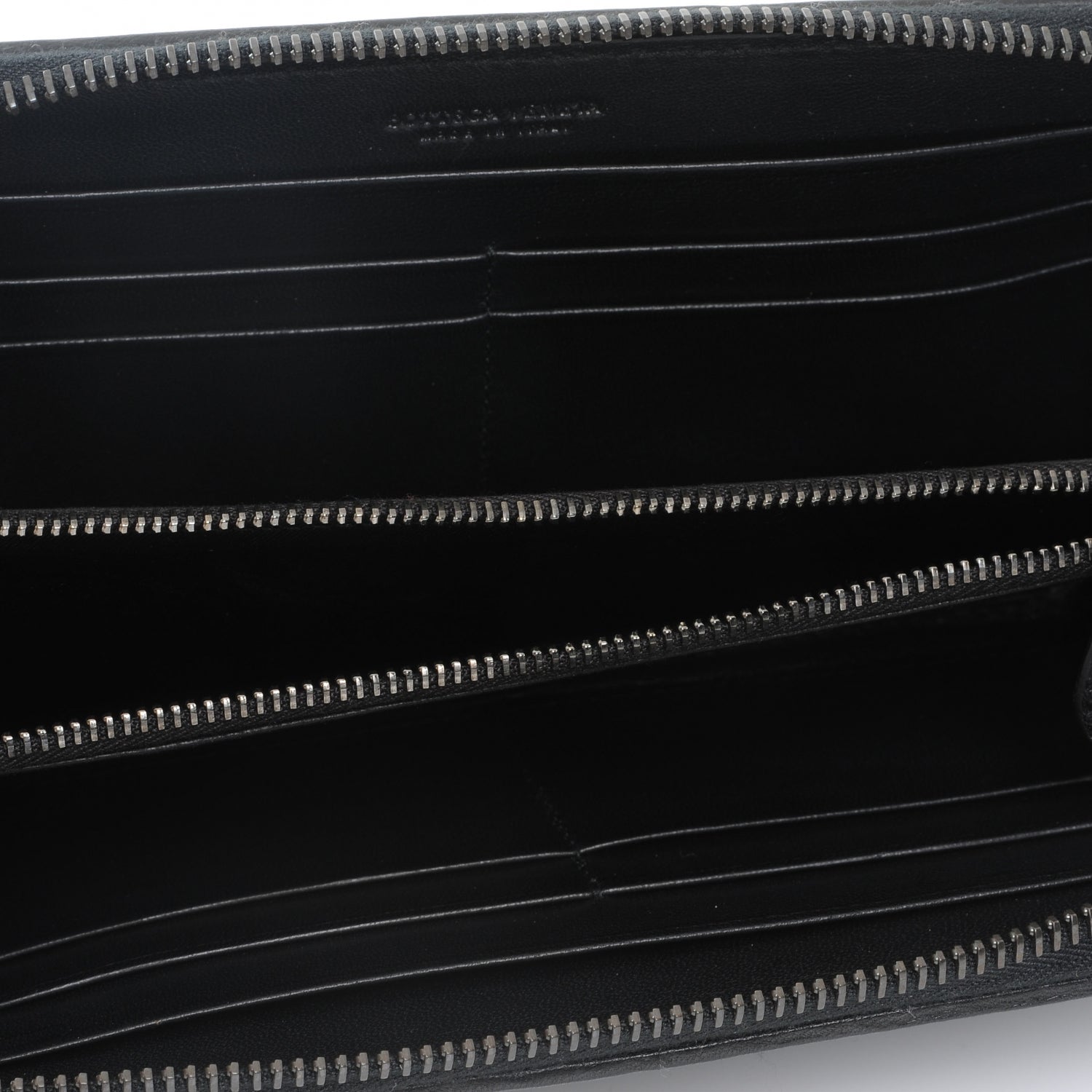 Bottega Veneta Nappa Intrecciato Zip Around Wallet Black 5 of 8
