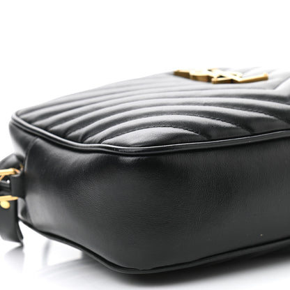 Saint Laurent Calfskin Matelasse Monogram Lou Camera Bag Black 9 of 10
